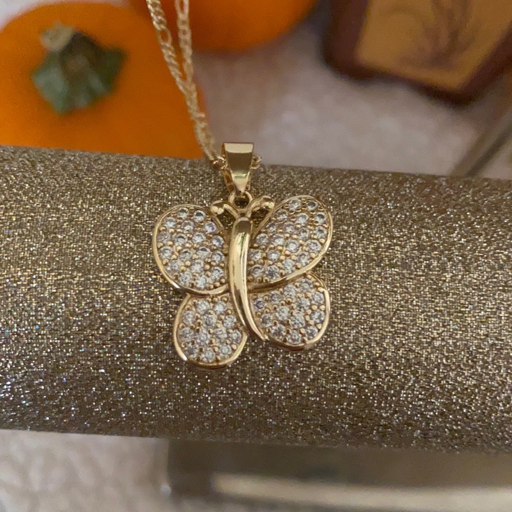 SOLD Butterfly Brazilian gold